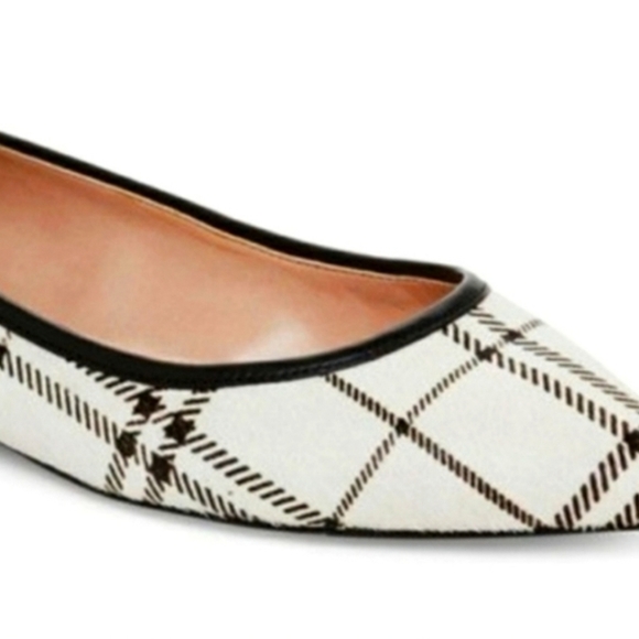 NWT French Connection Plaid Flats Size 6 - Picture 3 of 12